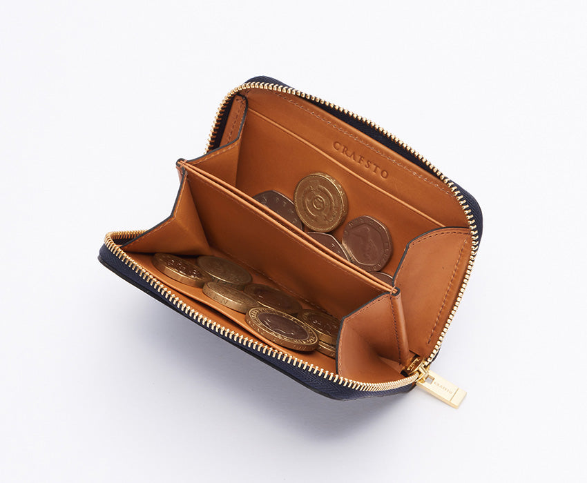 馬革シェルコードバンマネークリップ