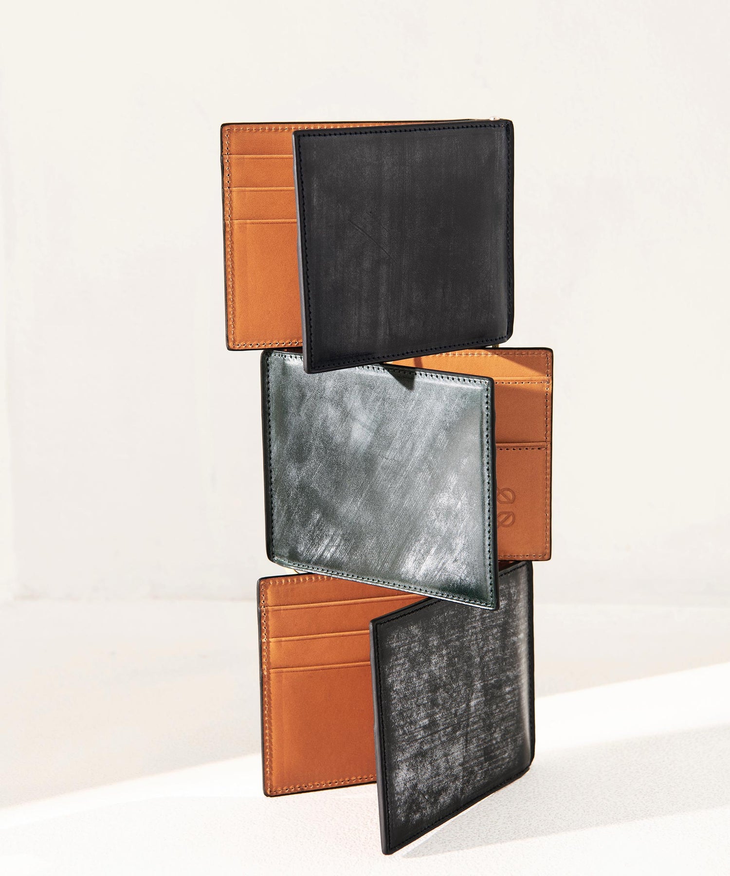 ブライドルレザーマネークリップ