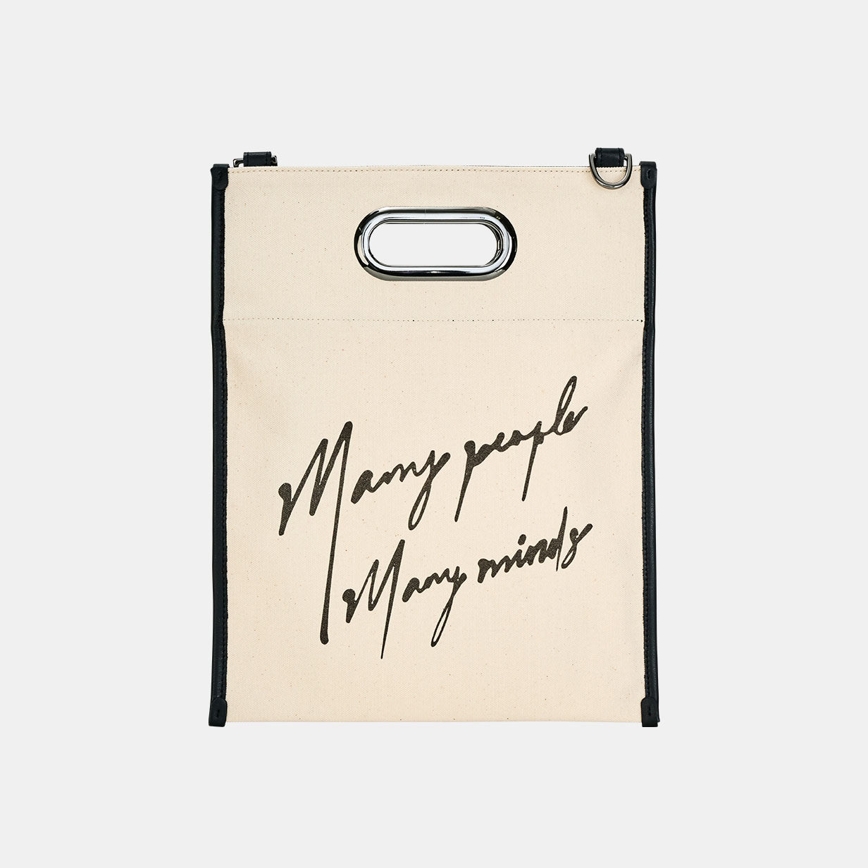 レコードバッグ オーガニックコットン アップルレザー