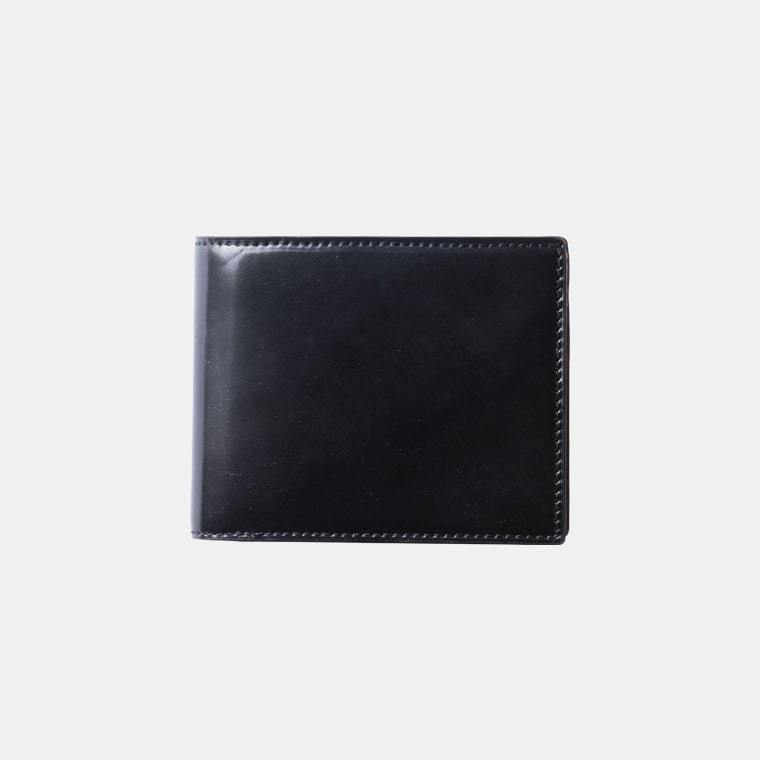 Shell cordovan シェルコードバン 二つ折り財布 Black- crafsto