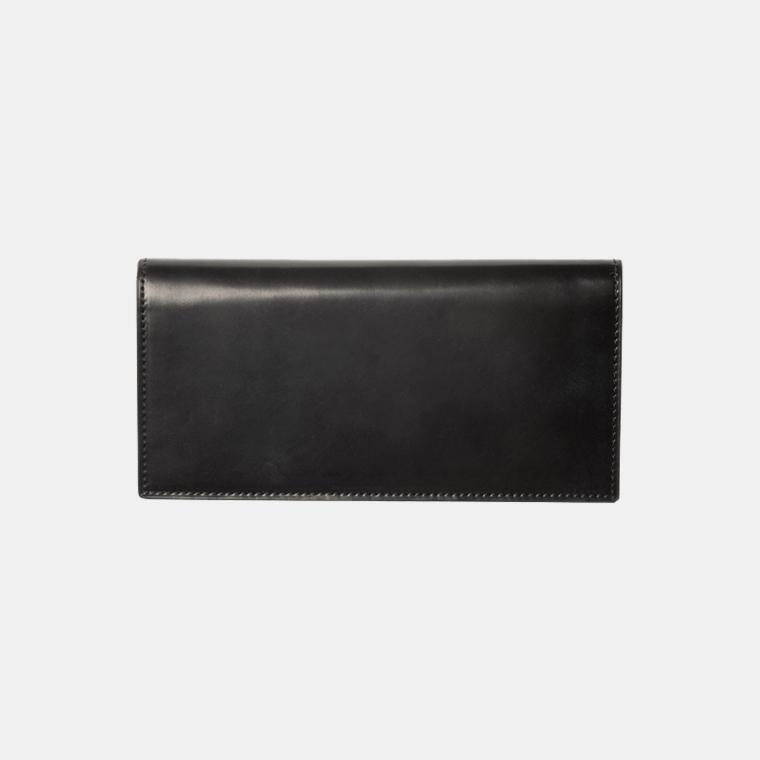 Shell Cordovan シェルコードバン 長財布/長札入れ 黒 ブラック