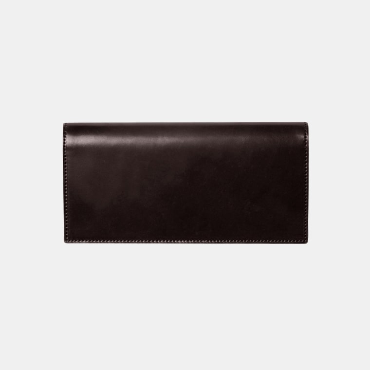 Shell Cordovan シェルコードバン 長財布 - No8 バーガンディー