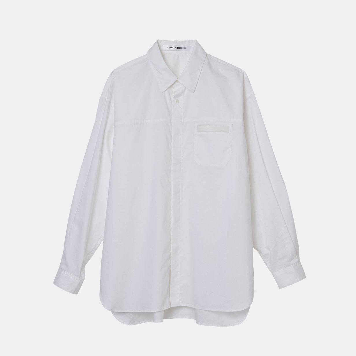 ドロップショルダーシャツ オーガニックコットン