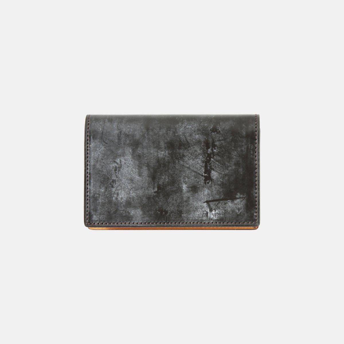 Bridle Leather ブライドルレザー 薄型名刺入れ -ダークブラウン/茶