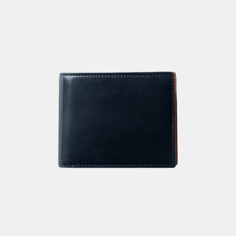シェルコードバン メンズ二つ折り財布（小銭入れあり）｜crafsto