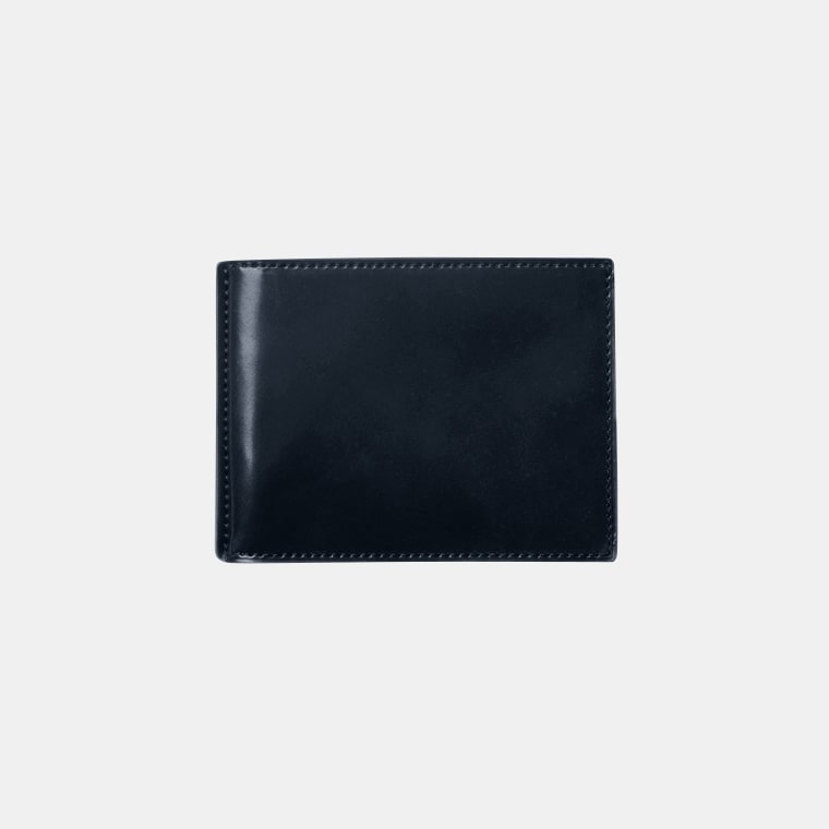 Shell Cordovan シェルコードバン マネークリップ - ネイビーブルー