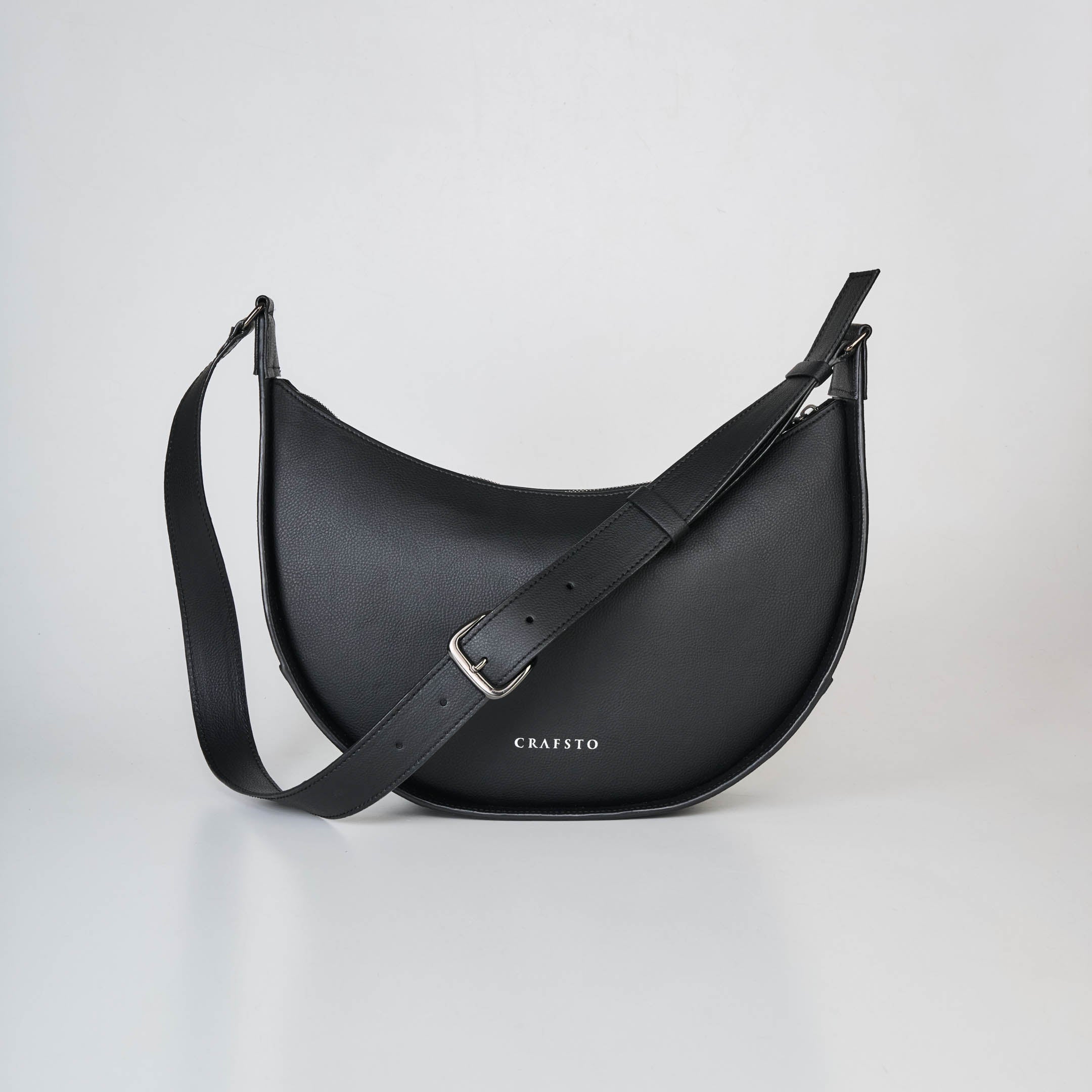 BIO LEATHER クレセントバッグ・ショルダーバッグ【アップル