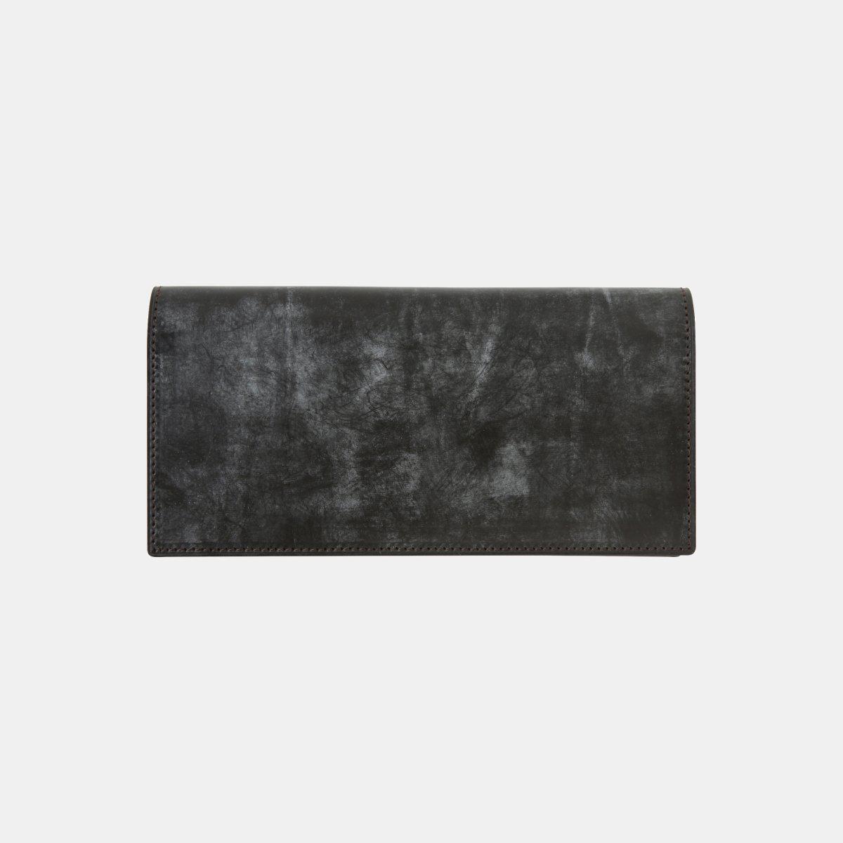 Bridle Leather ブライドルレザー 長札入れ/長財布（小銭入れ付き）ダークブラウン/茶