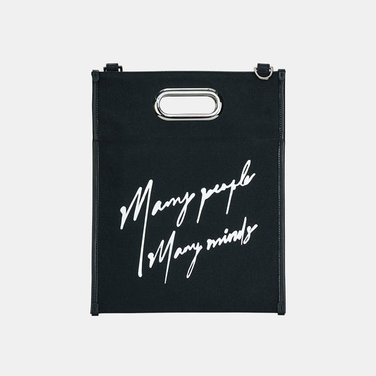 レコードバッグ オーガニックコットン アップルレザー