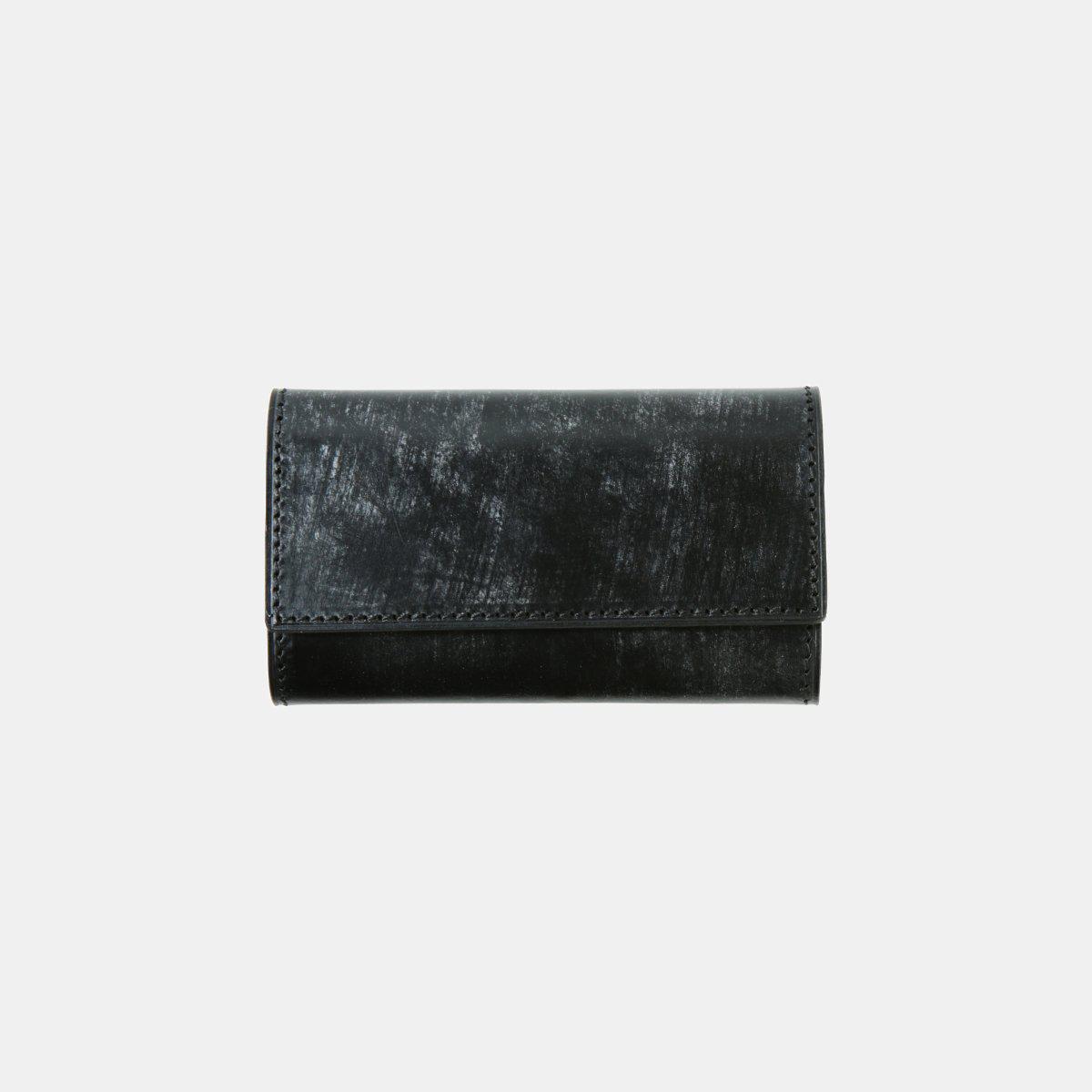 Bridle Leather ブライドルレザーキーケース -黒/ブラック